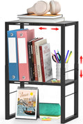 LIDTOP Locker Organizer Shelf, Metal Adjustable Width and Height, Ideal Locker for School, Office, and Gym Lockers, Extends Locker Storage Organization, Black