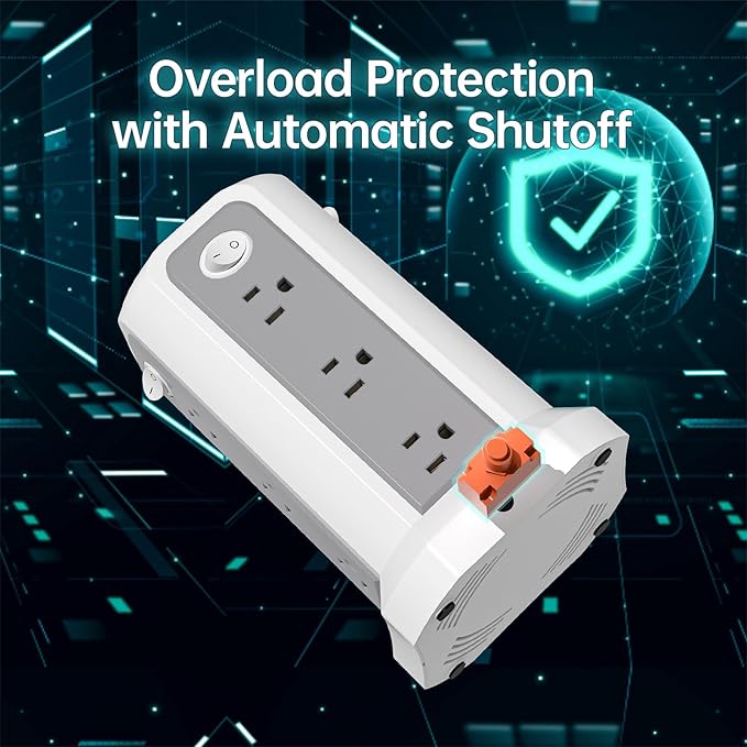 PASSUS Surge Protector Power Strip