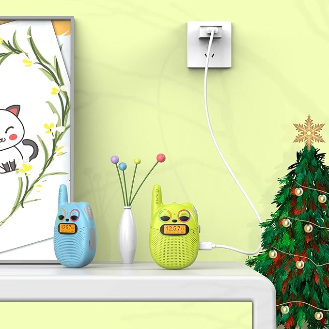 Qniglo Walkie Talkies for Kids Rechargeable, 3-14 Year Old Girls, Boys Gifts