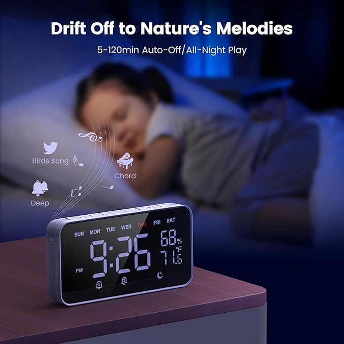 Dekala Bed Shaker Loud Alarm Clock