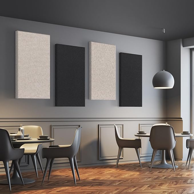 UMIACOUSTICS 2 PCS Acoustic Panel, 47.2" x 23.6" x 2" Fiberglass Sound Proof