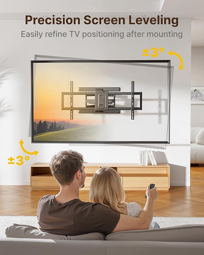 monTEK Full Motion TV Wall Mount