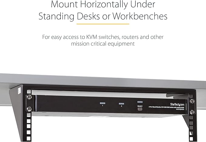 StarTech.com 3U 19" Wall Mount Vertical Rack Bracket, Wall Mount Patch Panel