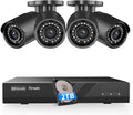 4 Camera Security System 8 Channel PoE with 2TB HDD, PB37F30408-5M