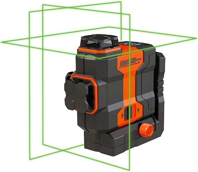 Johnson Level & Tool JLN300-GN3360 Laser Level, Self Leveling, 3x360° Plane