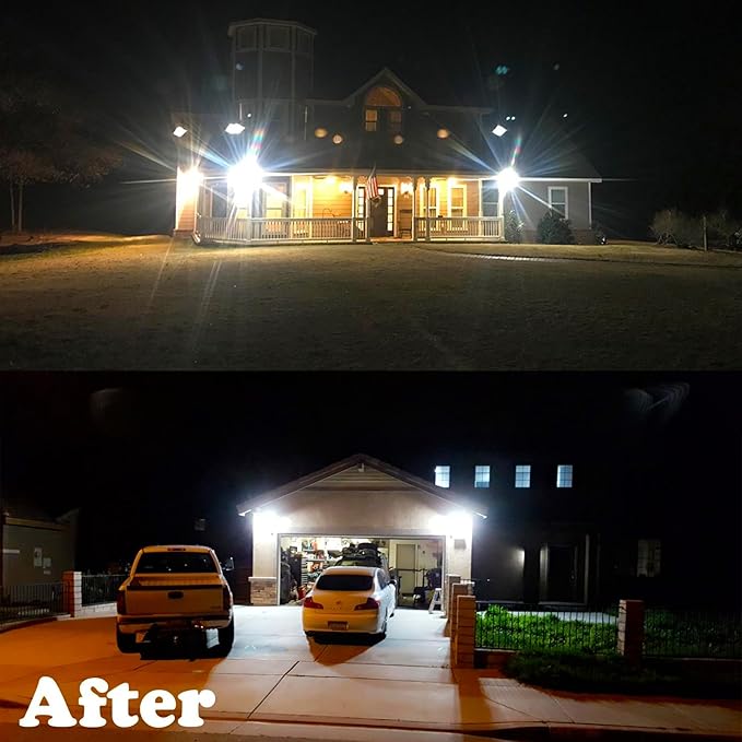 SANSI 36W 3600LM LED Motion Sensor Outdoor Light, 000 Hrs Lifespan Security