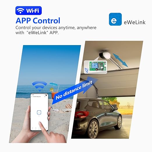 DieseRC 4x1 Channel WiFi Smart Switch