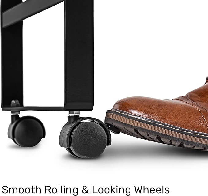 Line Leader 16-Device Mobile Charging Station | Steel Rolling Cart