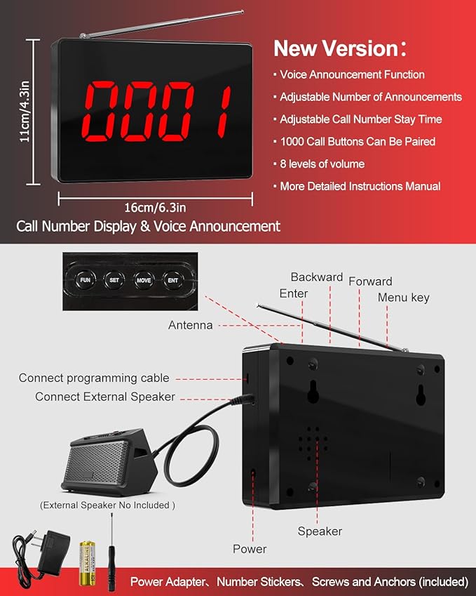 CallToU Wireless Calling System Caregiver Call Button Patient Call Bell