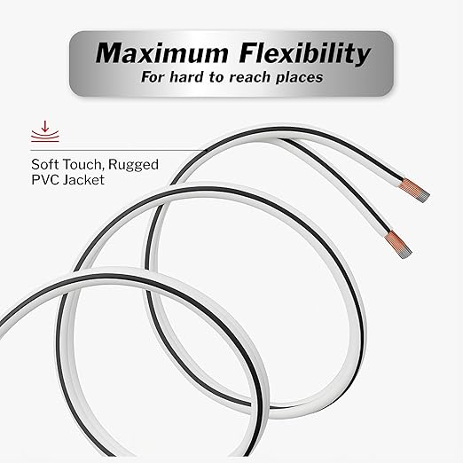 InstallGear 14 Gauge AWG Speaker Wire Cable