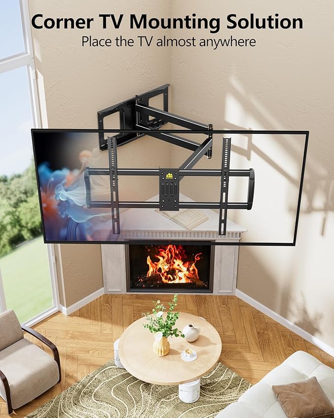 FORGING MOUNT 43–110 inch Long Arm Full Motion TV Wall Mount Holds 176 lbs