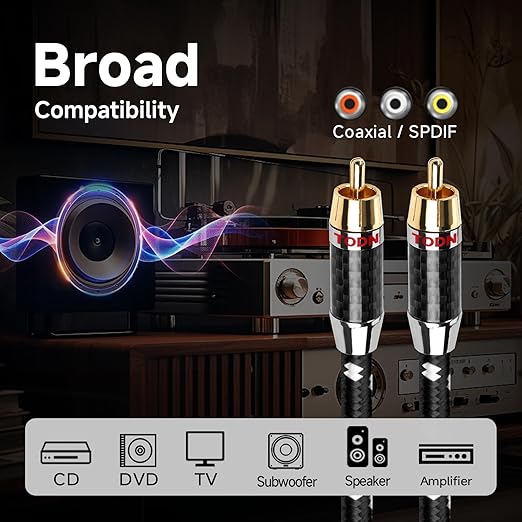 TODN HiFi Digital Coaxial Cable