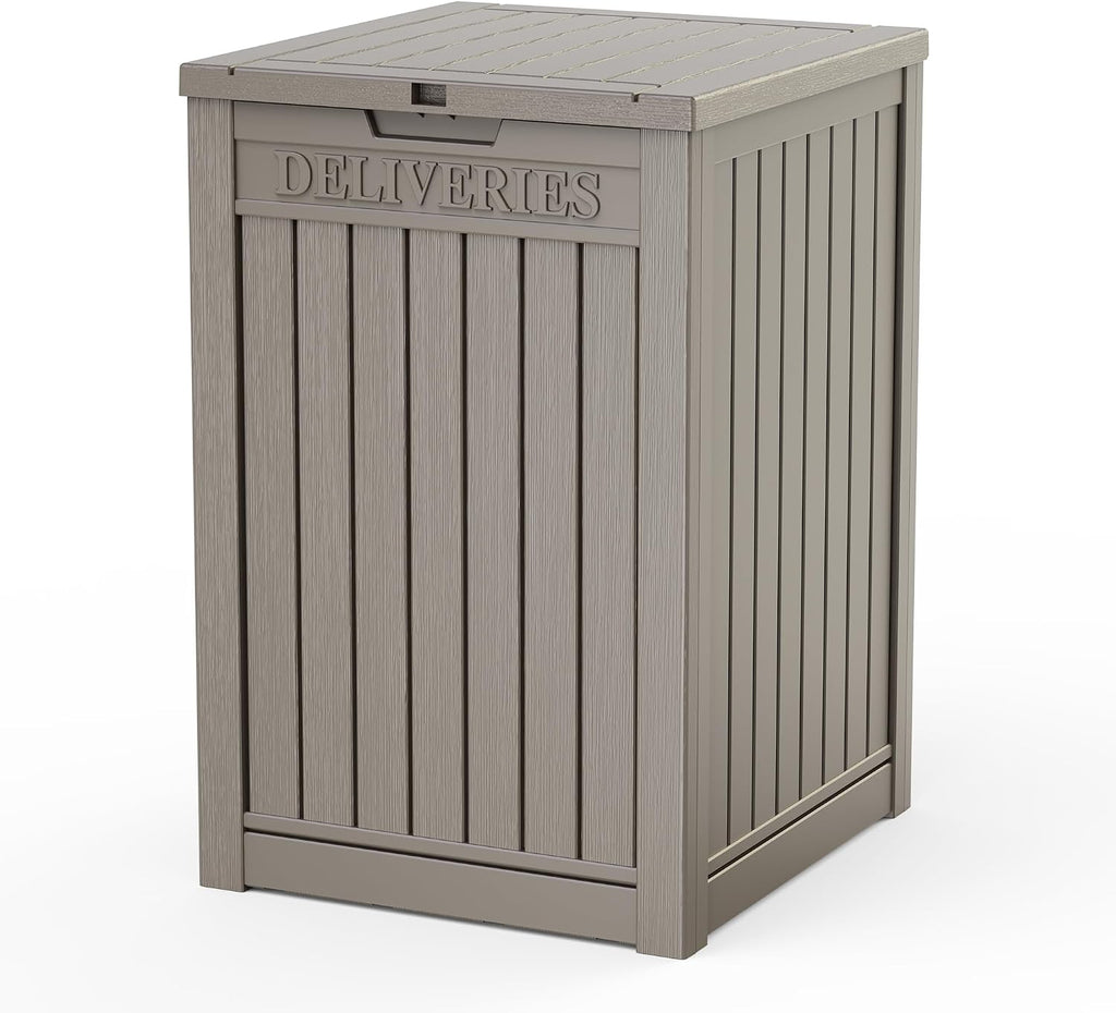 EasyUp 56 Gal Waterproof Outdoor Storage Box UV Resistant Deck Box