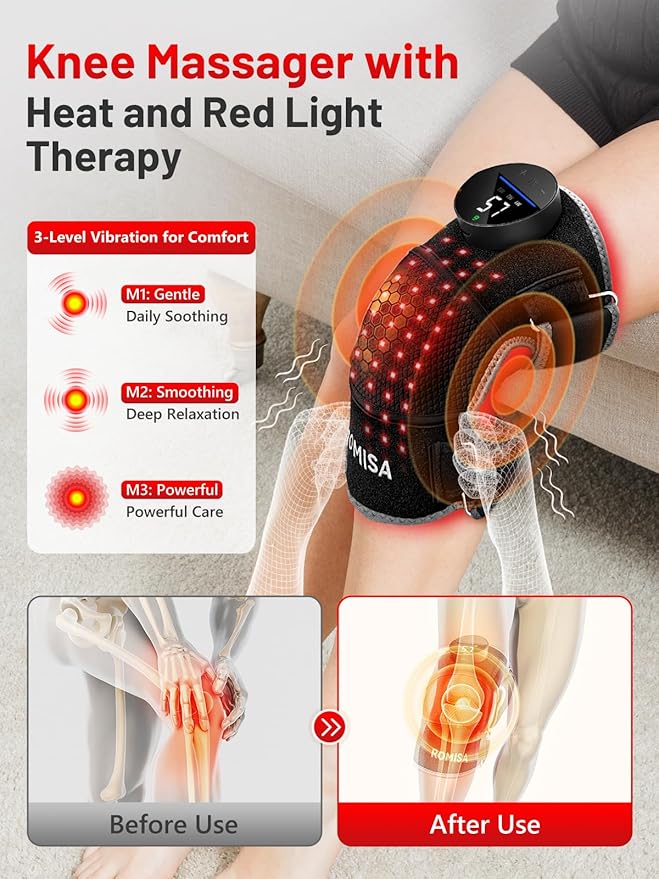 ROMISA Red Light Therapy Knee Brace