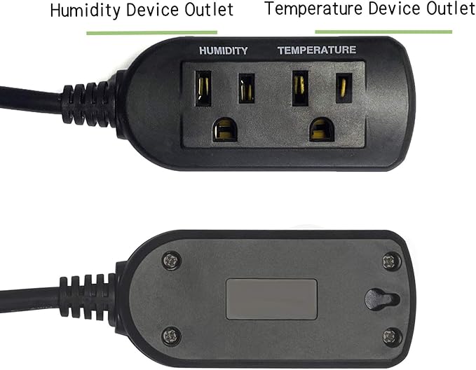 DIGITEN DHTC1011 Humidity and Temperature Controller Plug-in Thermostat