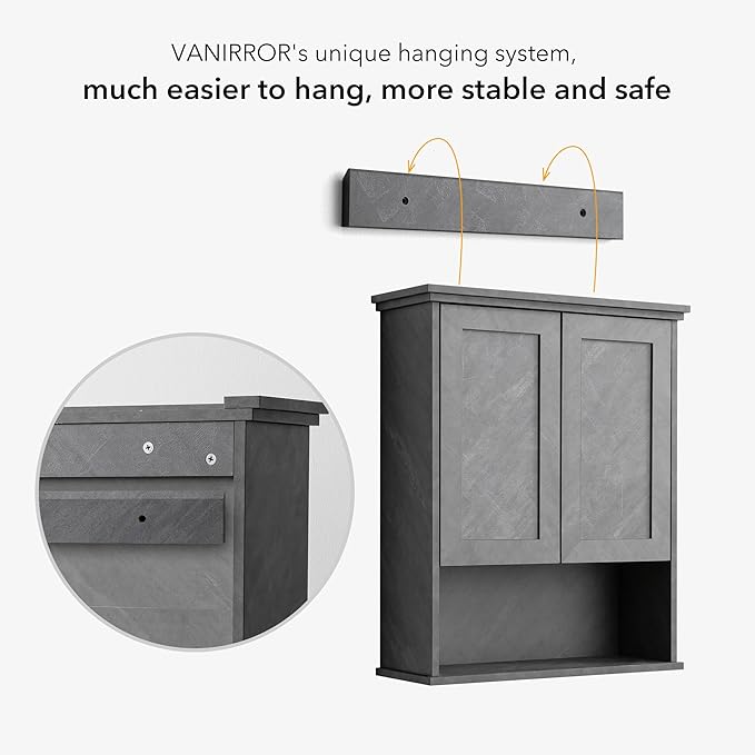 Bathroom Wall Cabinet Over Toilet Storage Cabinets 25x30 in Above Toilet Wood