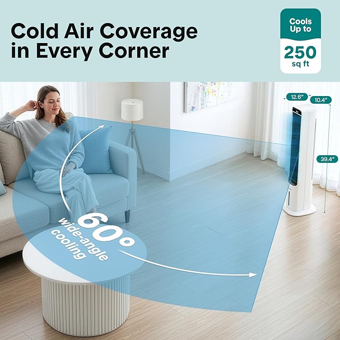 SereneLife Evaporative Air Cooler Tower