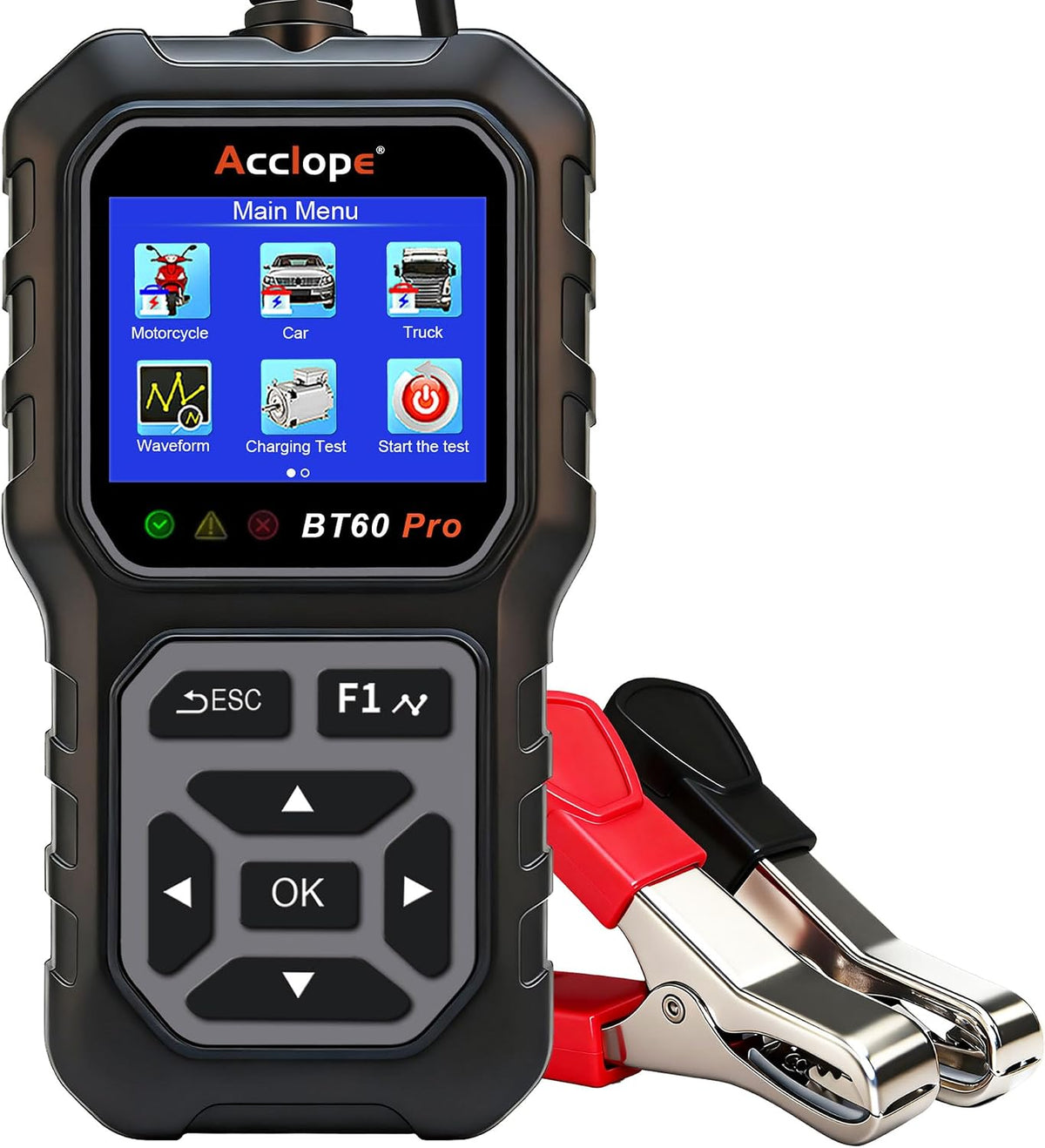 Acclope BT60 Pro Car Battery Tester, Digital Analyzer