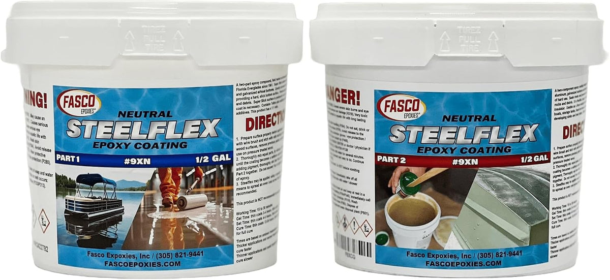Fasco Epoxies 9XN Steelflex Neutral Gallon Kit
