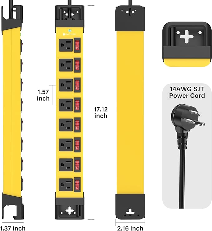 Power Strip with Individual Switches