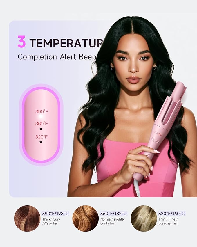 TSUYAGLA Automatic Curling Iron, 1 1/4 Hair Curler