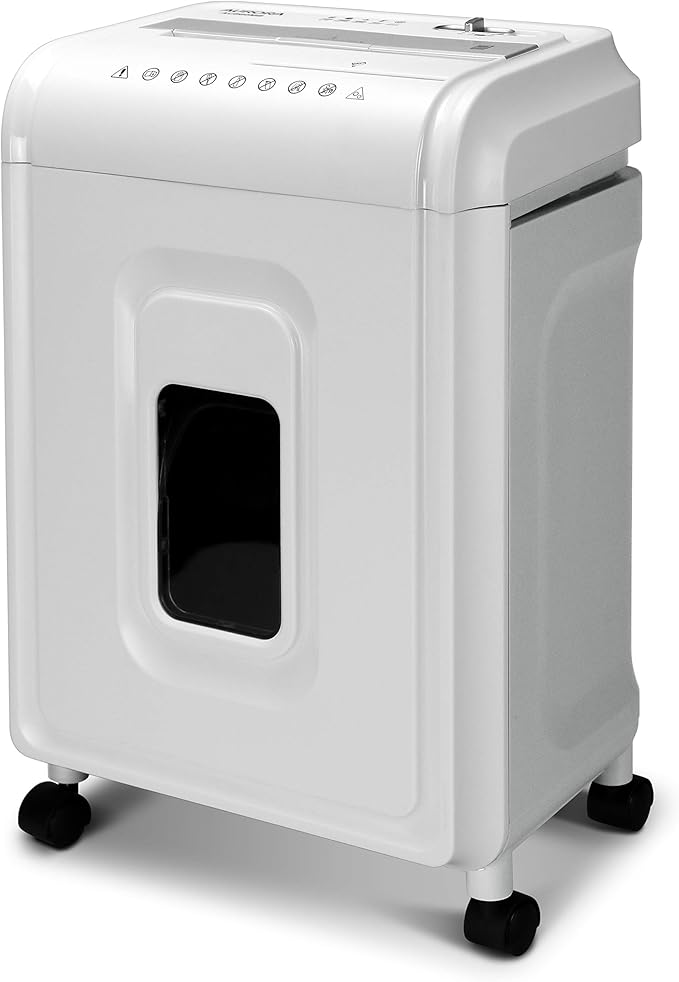 Aurora AU1262XA Anti-Jam 12-Sheet Crosscut Paper and CD/Credit Card Shredder
