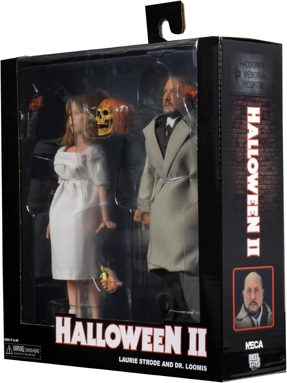 NECA Halloween 2 - Dr. Loomis and Laurie Strode (1981) 8? Clothed Action Figu...
