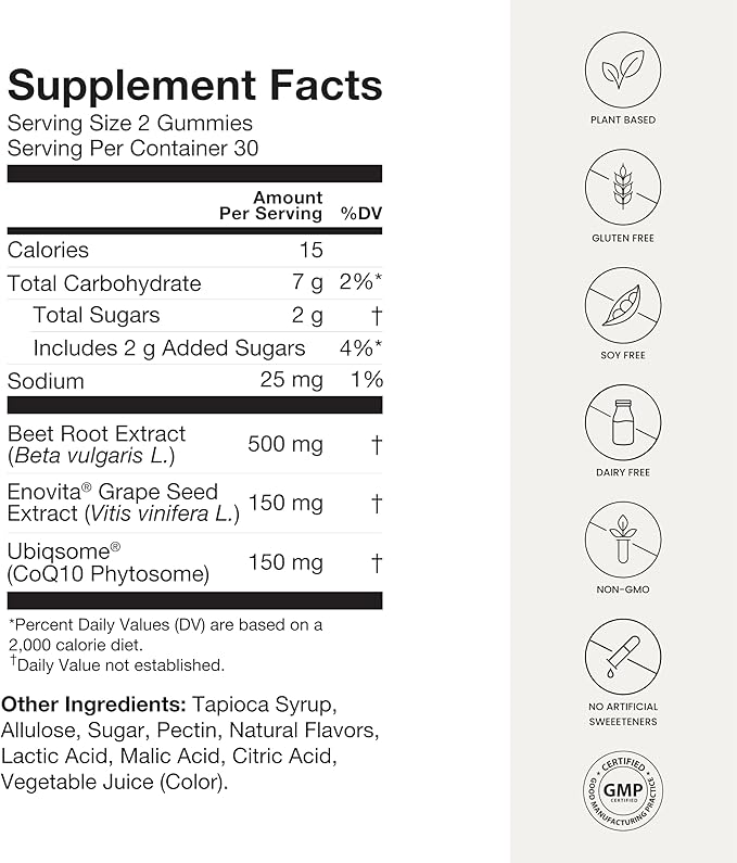 Humann SuperBeets Heart Gummies Advanced (120 Ct)