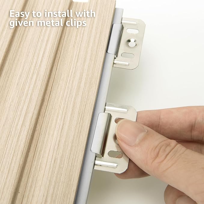 Art3d Slat Wall Panels, WPC Soundproof 3D Wall Paneling (8-Pack)