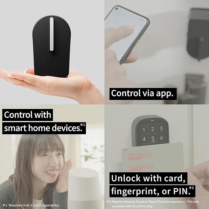 CANDY HOUSE Sesame 5, Smart Lock, Keyless Entry Door Lock