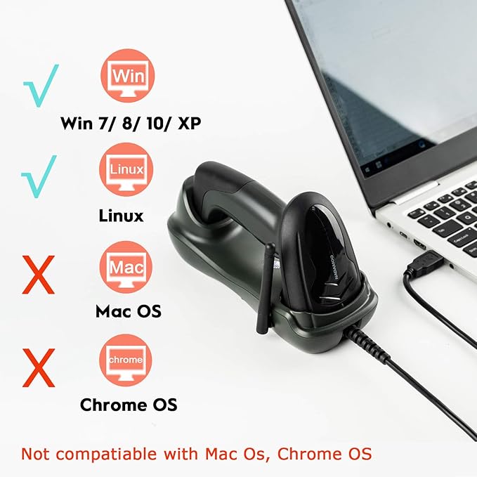 NADAMOO Wireless Barcode Scanner