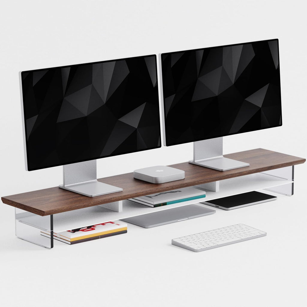 FENSULN Dual‑Tier Monitor Stand