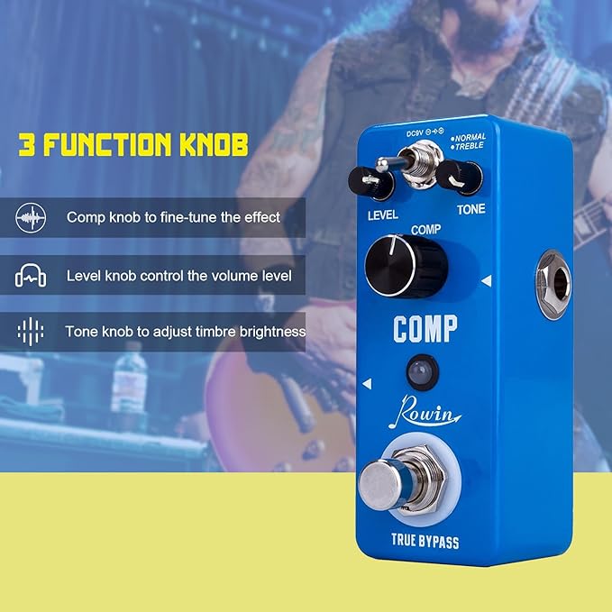 Rowin Compressor Pedal Comp Effect Pedal