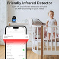 CPVAN WiFi Motion Sensor Alarm, 125dB Wireless Smart PIR Motion Detector Alarm