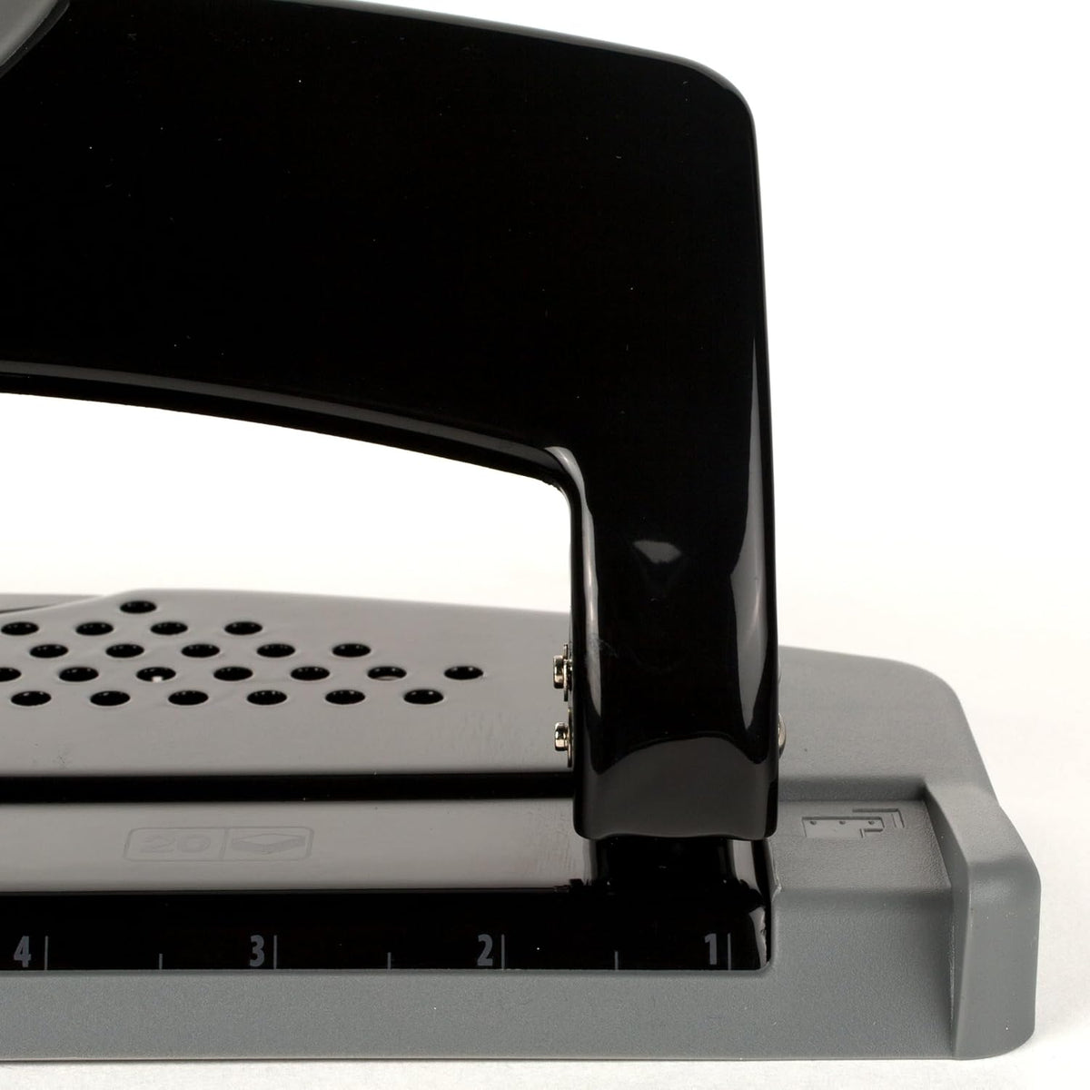 Swingline 3 Hole Punch, 20 Sheet Capacity Three Hole Puncher 3 Ring, Paper Punch, SmartTouch Low Effort, Black & Silver (74133) (Pack of 6)
