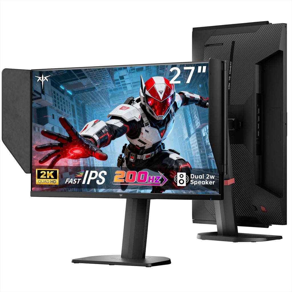 KTC 27 Inch Gaming Monitor 27M1, 1440p 200Hz Computer Monitor