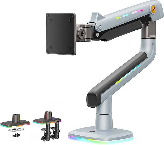 NB Gaming Monitor Arm or for 32 to 60 Inches Screen, Load up to 20 kg, VESA