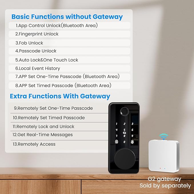 Keyless Entry Door Lock, Fingerprint Door Lock, Smart Door Lock