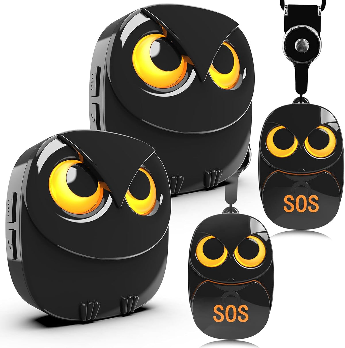 HTZSAFE Caregiver Pager Wireless Call Button 500+ Feet, SOS Alert Nurse Calling