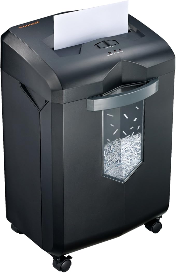 Bonsaii Paper Shredder, 18-Sheet 60-Minutes Shredder