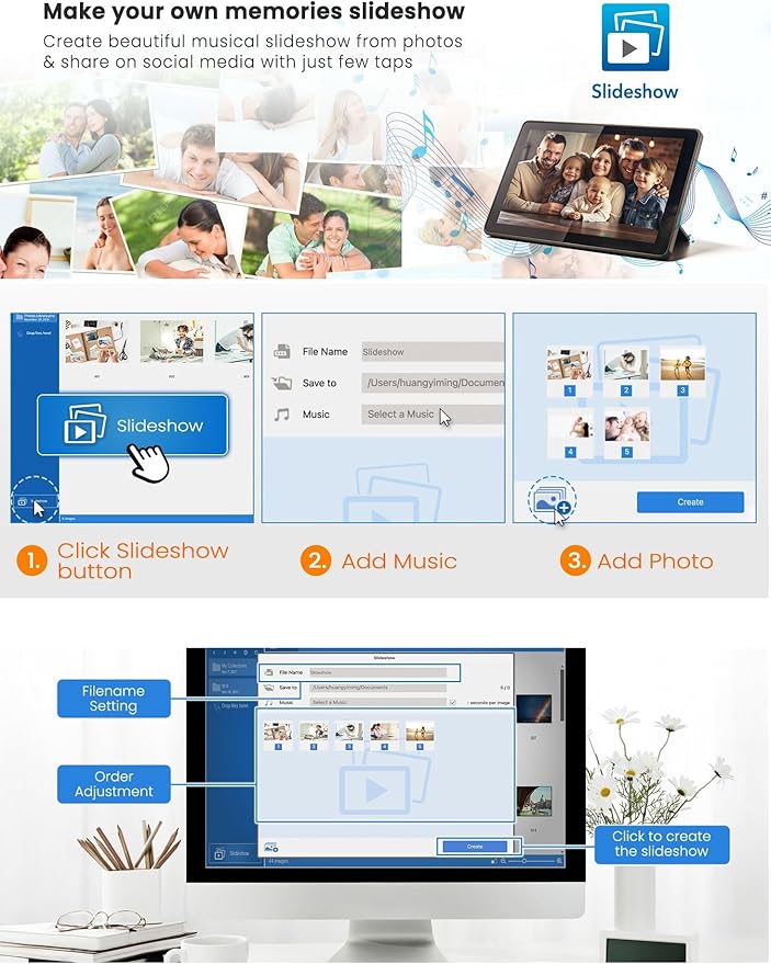 Plustek Photo Scanner ePhoto Z300, Scans 4x6 inch Photos in 2 Seconds, Auto