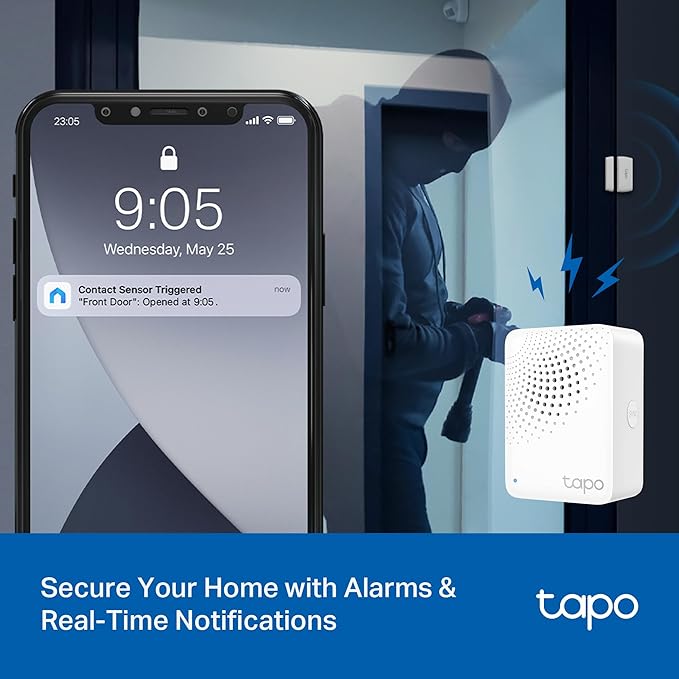 Tapo Door Sensor Starter KIT, Matter Compatible, 3X Smart Door Window Contact