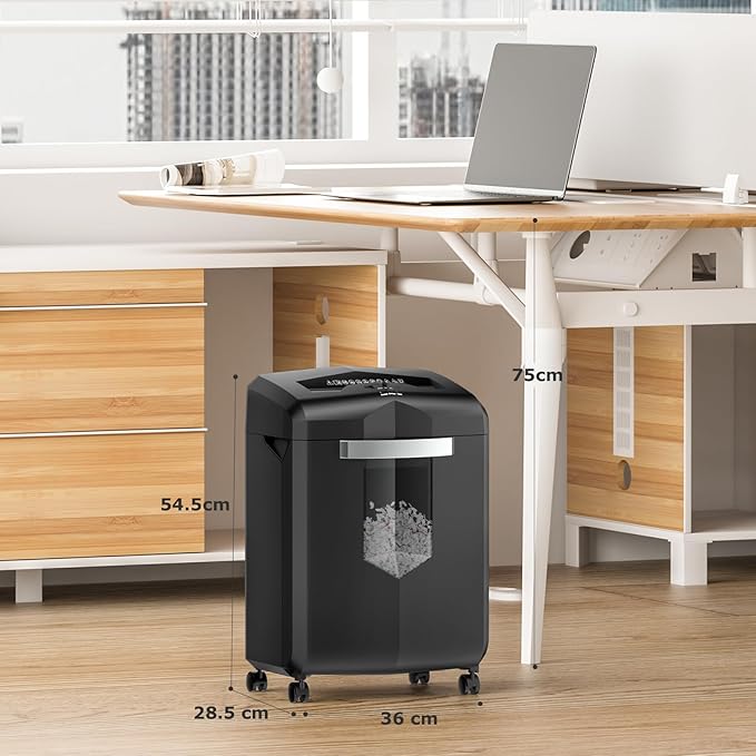 Bonsaii Paper Shredder, 18-Sheet 60-Minutes Shredder