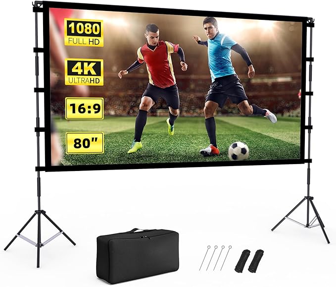 Projector Screen Outdoor, Vamvo Projector Screen