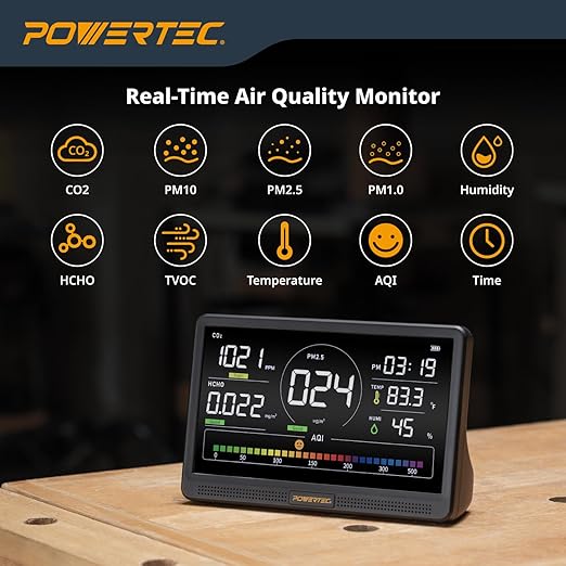 POWERTEC AD1001 Air Quality Monitor
