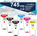 LCL 745 Ink Cartridge 300ml High Capacity Replacement (6-Pack)