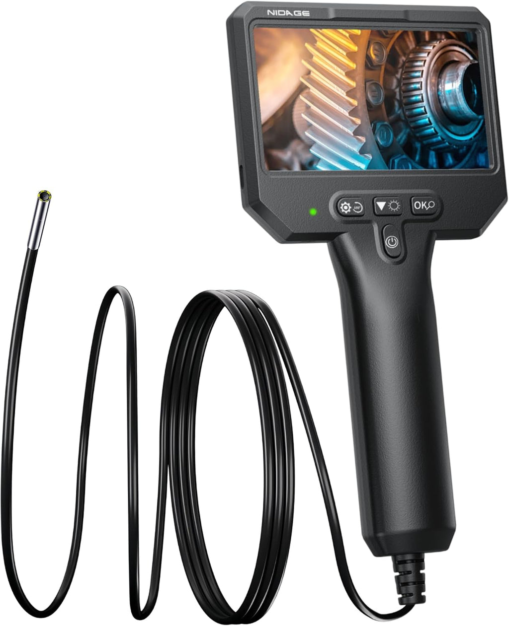 3.9mm Endoscope Camera with Light, 1920P HD Borescope Inspection Cam