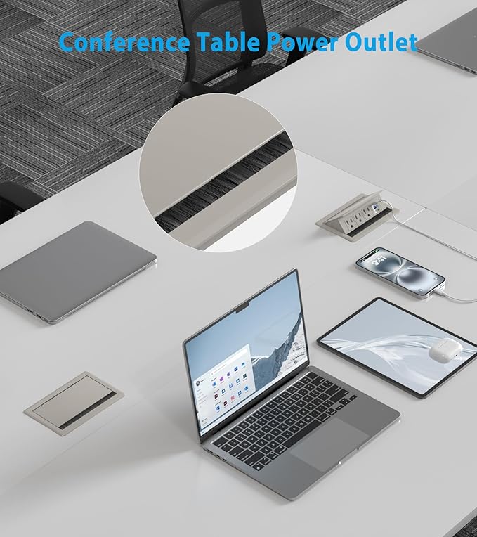 Recessed Conference Table Power Hub