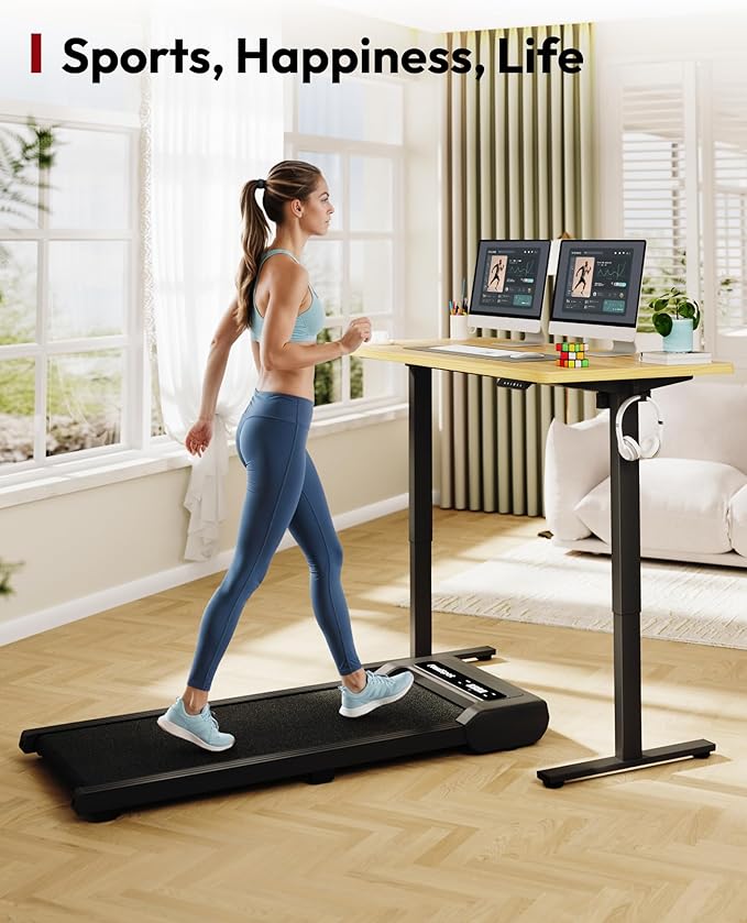 SANODESK Electric Standing Desk 48 x 30 Inches Whole-Piece Desktop Height