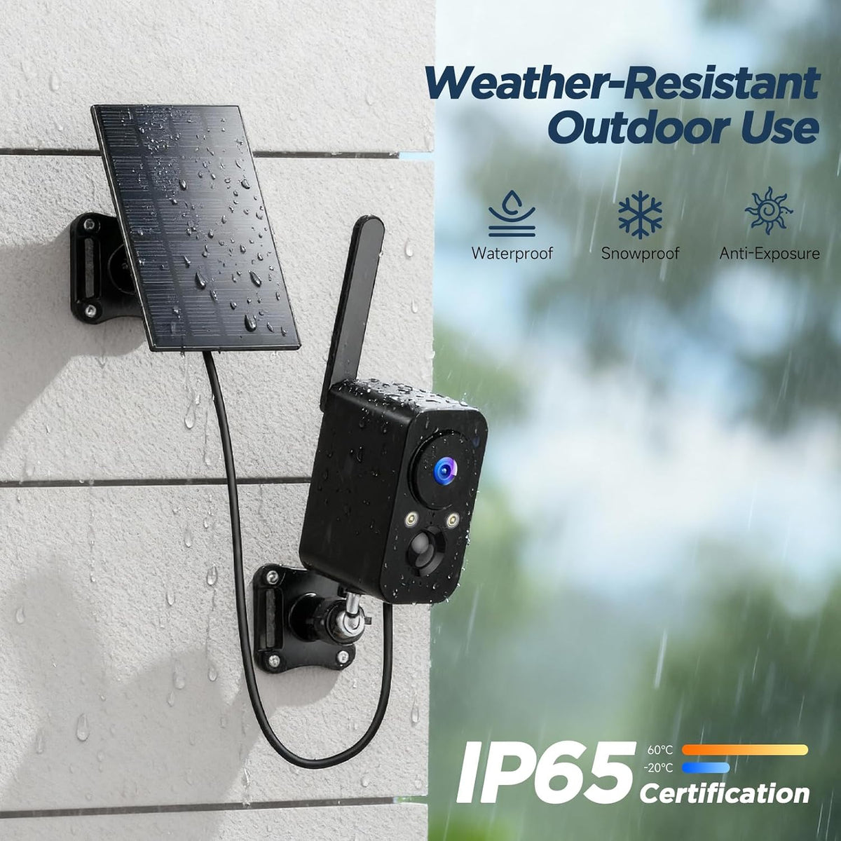 4g sim cellular security cameras wireless outdoor/indoor, view 10